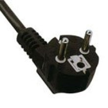 Y003 Netzkabelstecker / VDE Standard 2 Pins Geerdetes Netzkabel Elektrischer Stecker